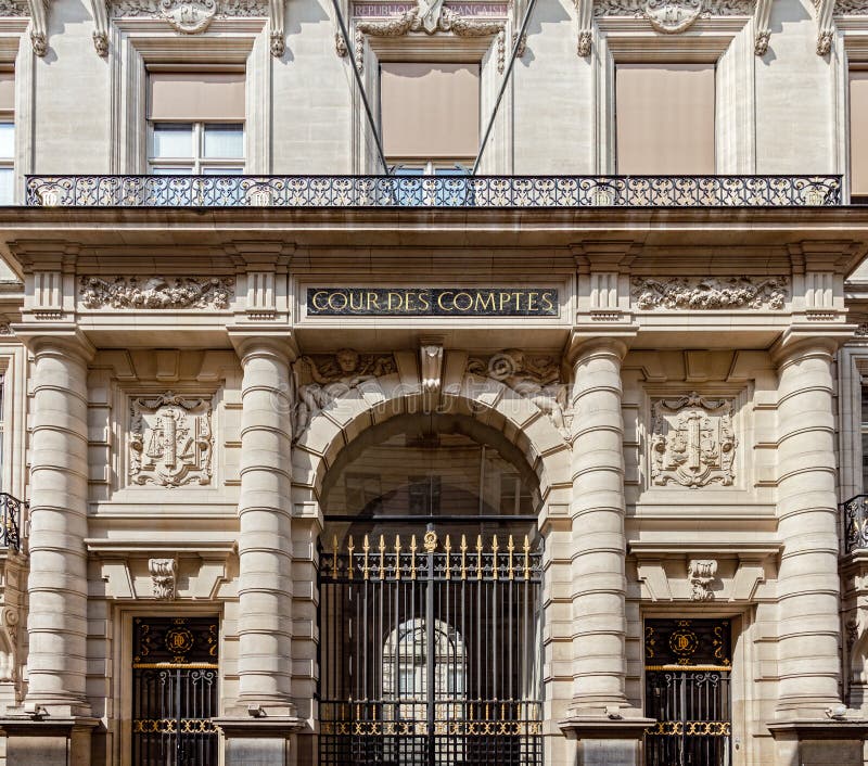 court-audit-paris-france-april-cour-des-comptes-rue-cambon-french-administrative-charge-conducting-financial-161276275