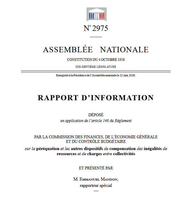 rapport mandon